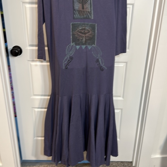 Vintage Bluefish Maxi swing dress size 1 fits 10/12 NWOT - Picture 9 of 12